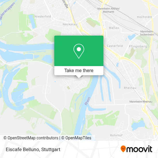 Eiscafe Belluno map