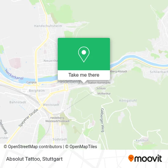 Absolut Tattoo map