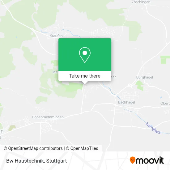 Bw Haustechnik map