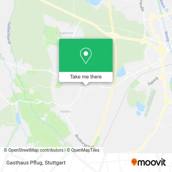 Gasthaus Pflug map