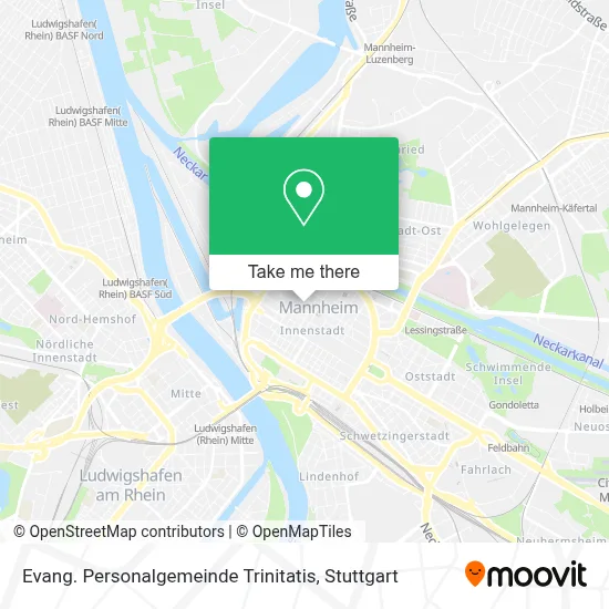 Evang. Personalgemeinde Trinitatis map