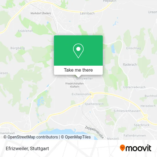 Efrizweiler map