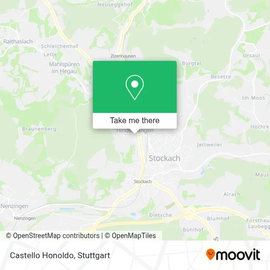 Castello Honoldo map