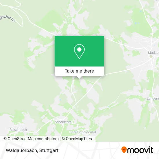 Waldauerbach map