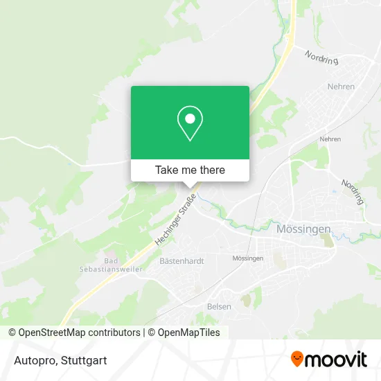 Autopro map