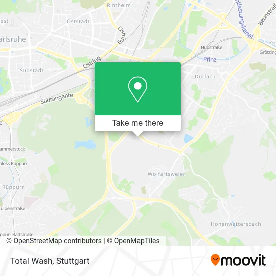 Total Wash map