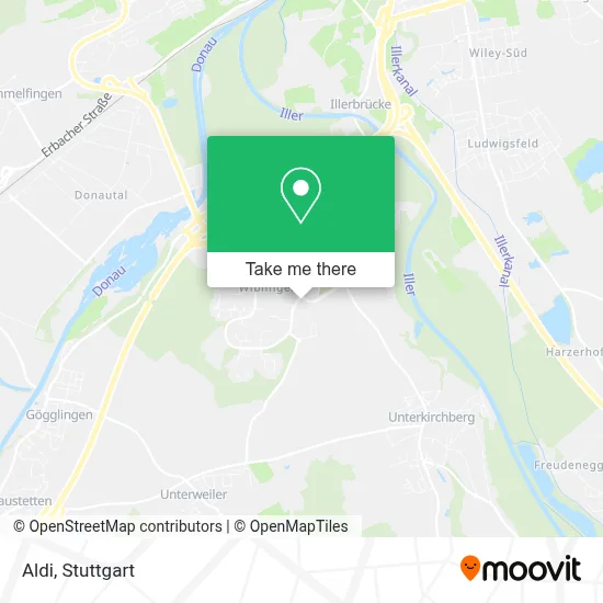 Aldi map