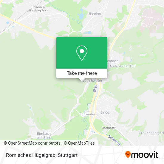 Römisches Hügelgrab map