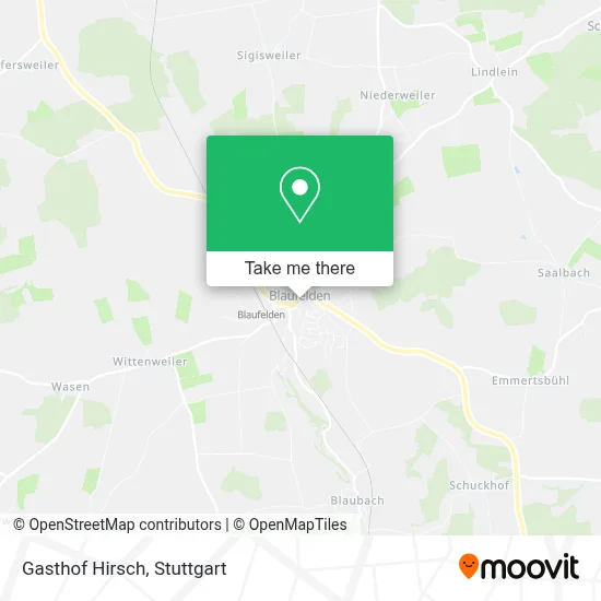 Gasthof Hirsch map