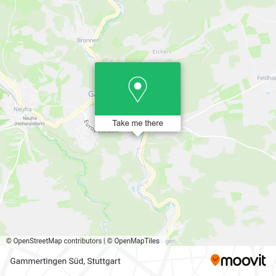 Gammertingen Süd map