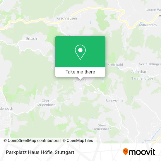 Parkplatz Haus Höfle map