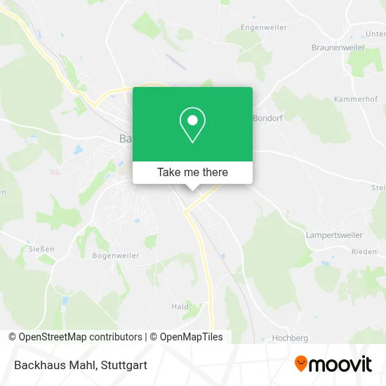 Backhaus Mahl map