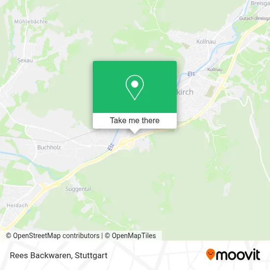 Rees Backwaren map