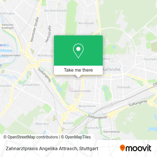 Zahnarztpraxis Angelika Attrasch map