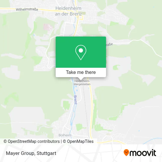 Mayer Group map