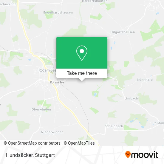 Hundsäcker map