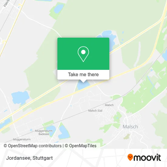 Jordansee map