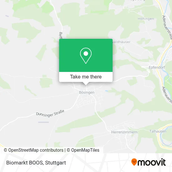 Biomarkt BOOS map