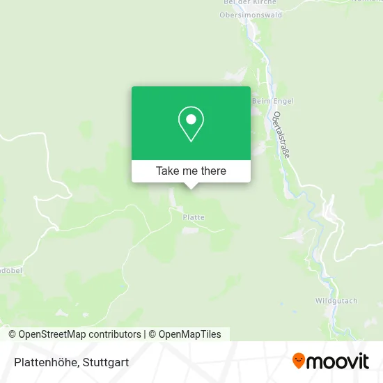Plattenhöhe map
