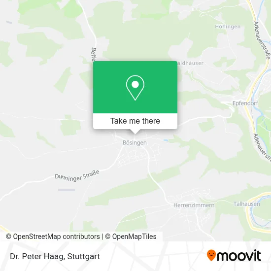 Dr. Peter Haag map