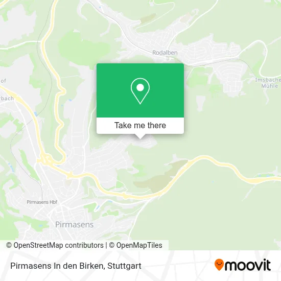 Pirmasens In den Birken map