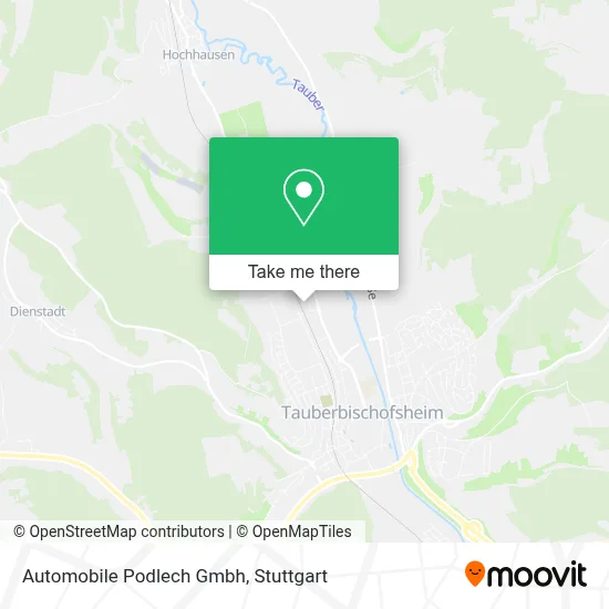 Automobile Podlech Gmbh map