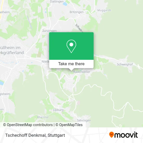 Tschechoff Denkmal map