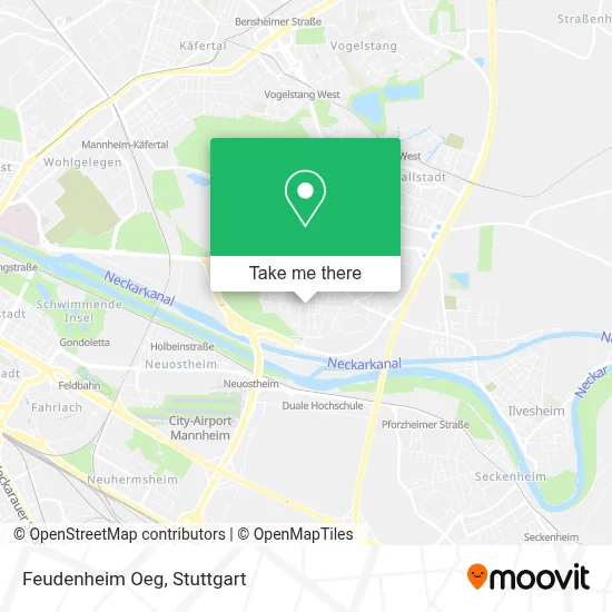 Feudenheim Oeg map