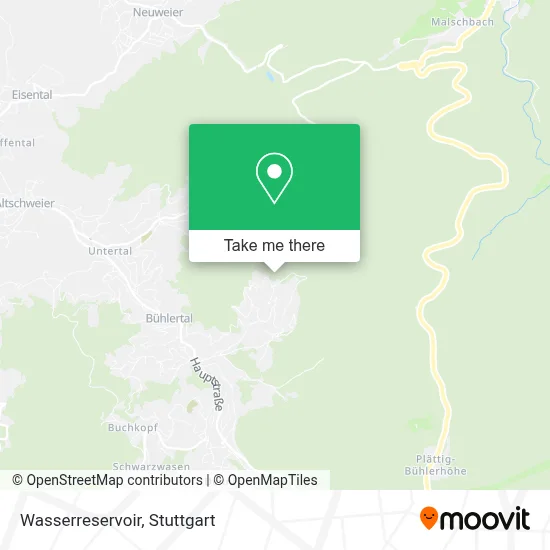 Wasserreservoir map