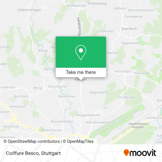 Coiffure Besco map