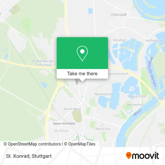 St. Konrad map