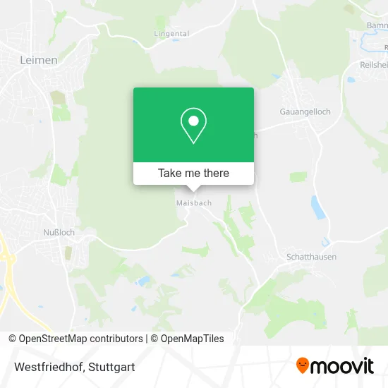 Westfriedhof map