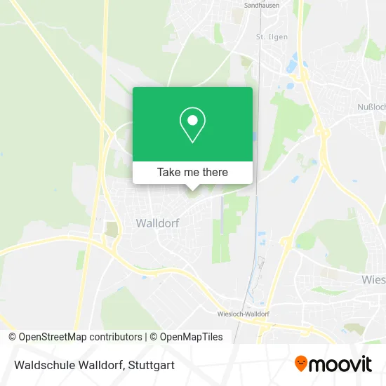 Waldschule Walldorf map