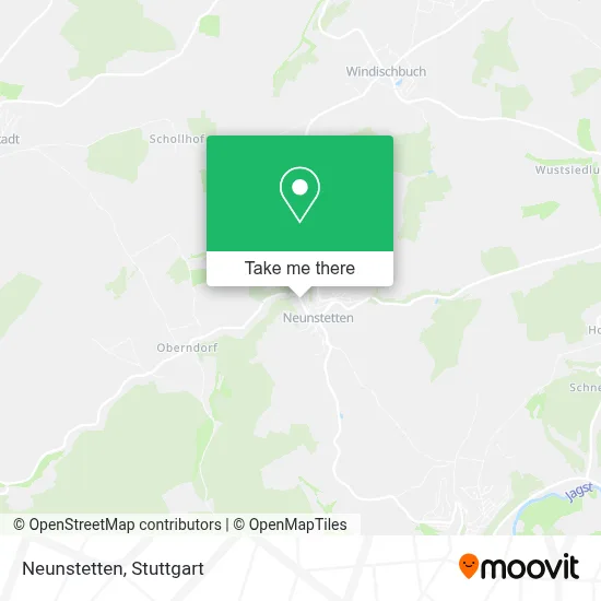 Neunstetten map