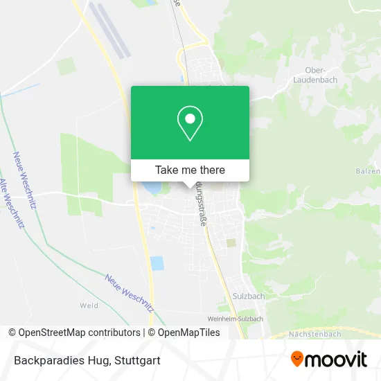 Backparadies Hug map