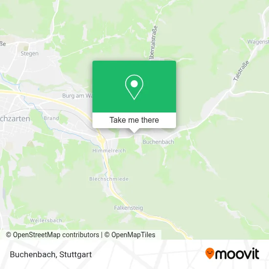 Buchenbach map