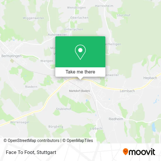 Face To Foot map