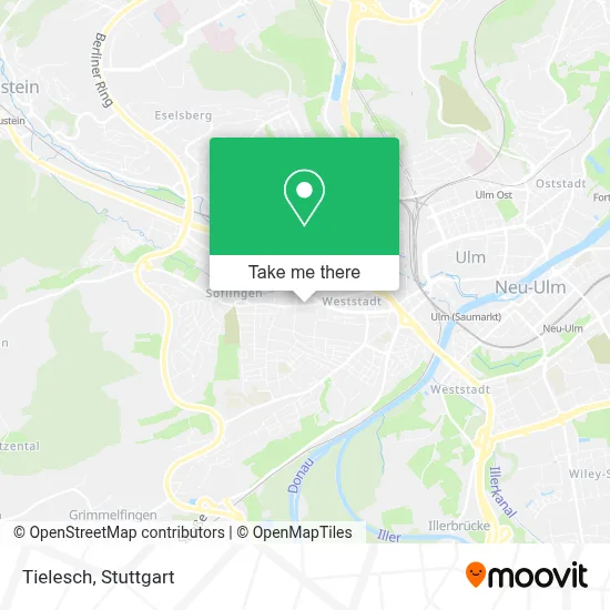 Tielesch map