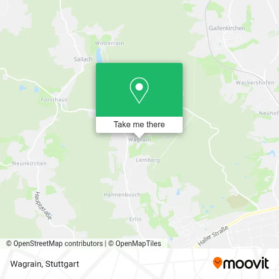 Wagrain map