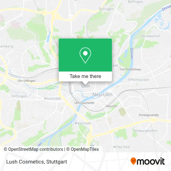 Lush Cosmetics map