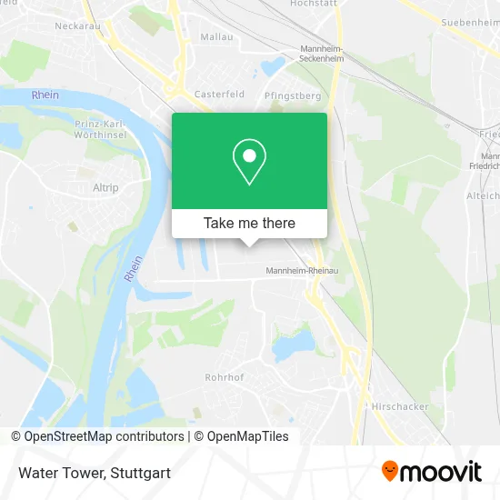 Wasserturm map