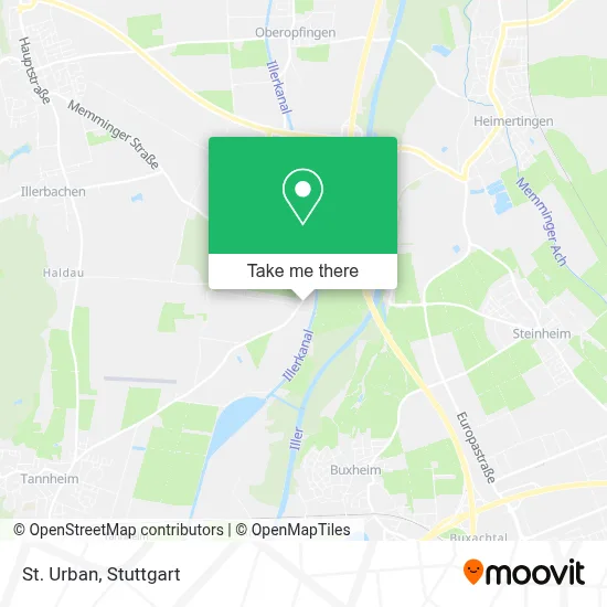 St. Urban map