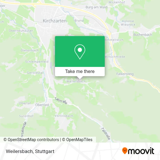 Weilersbach map