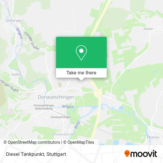 Diesel Tankpunkt map