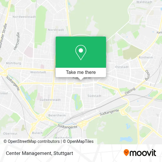 Center Management map