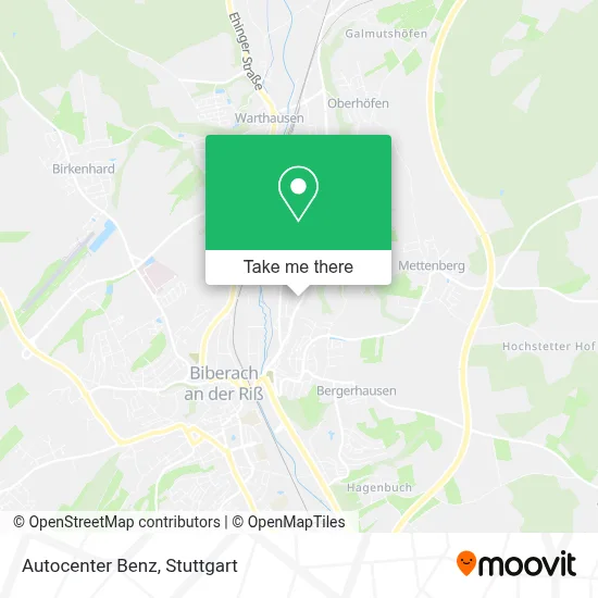 Autocenter Benz map