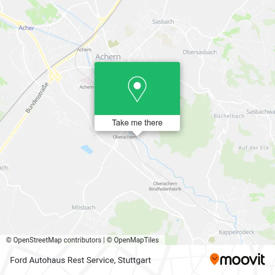Ford Autohaus Rest Service map