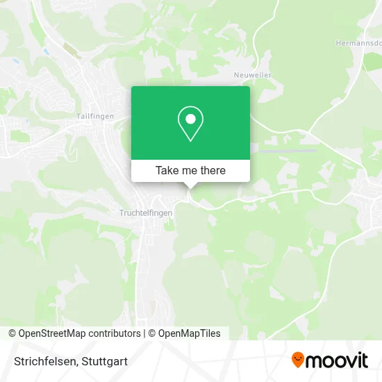 Strichfelsen map