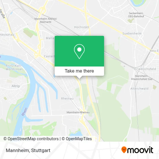 Mannheim map