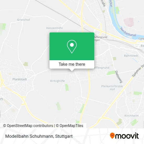 Modellbahn Schuhmann map